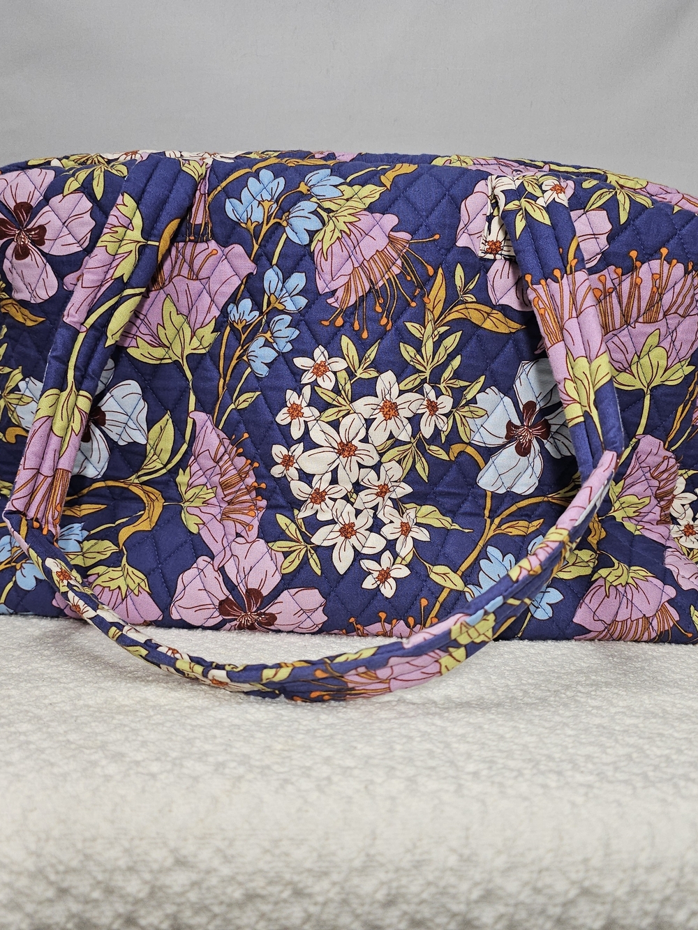 Vera Bradley Quilted Weekender in Coffee Garden - Picture 4 of 9